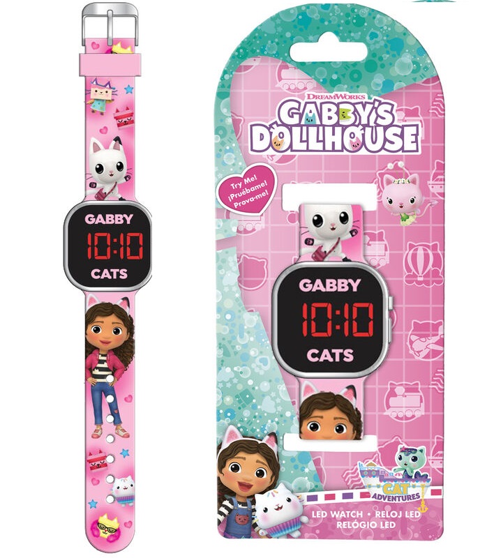 reloj led gabby's dollhouse